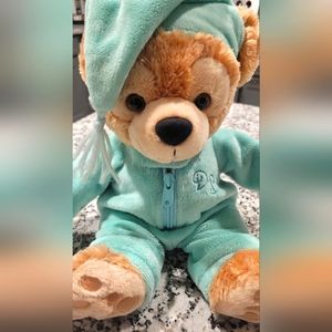 Plush Disney Bear Duffy in Pajamas